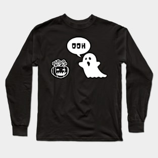 Halloween Ohh Ghost Long Sleeve T-Shirt